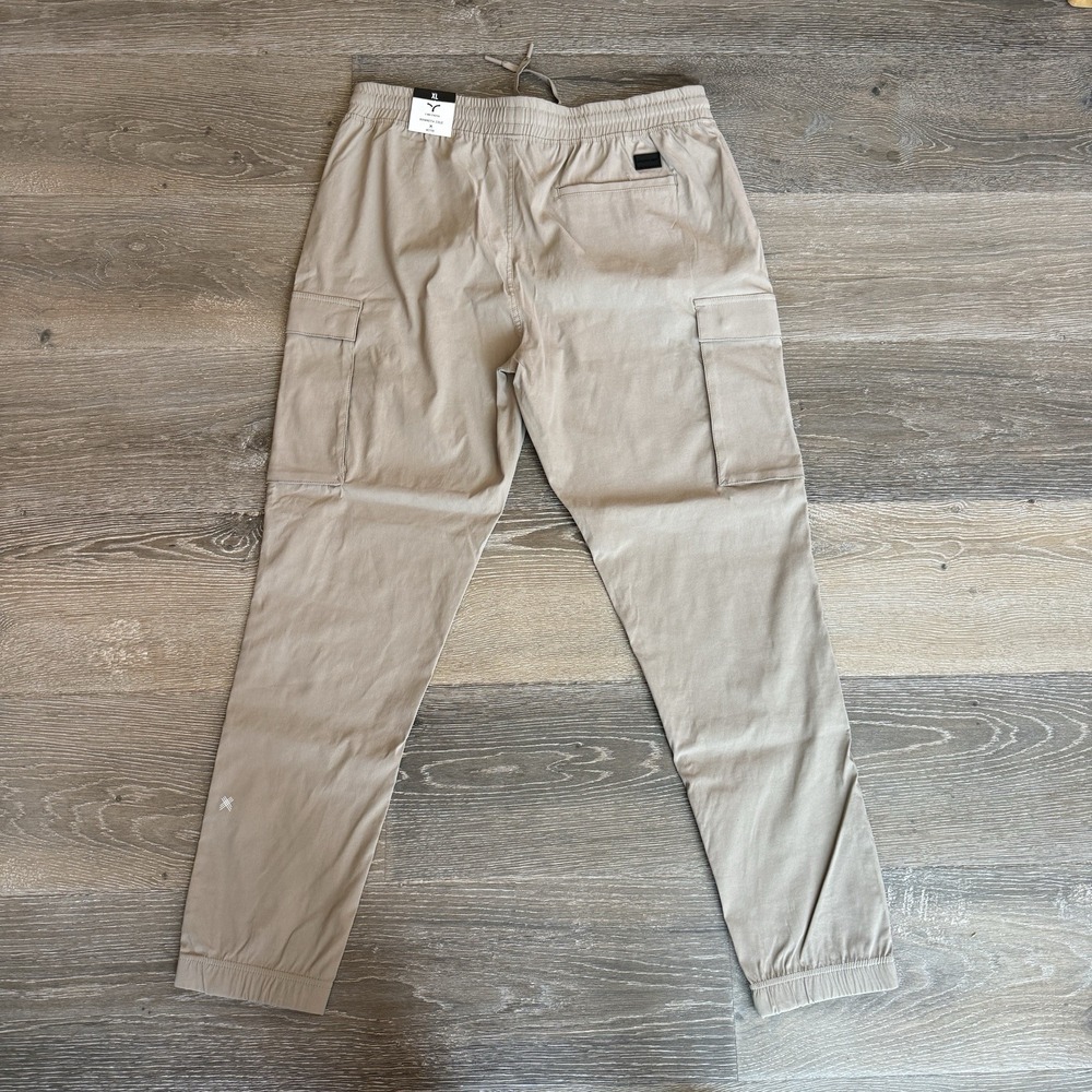 Kenneth Cole Active Tech Jogger Ankle Zip Cargo Lightweight Khaki Size XL - Picture 6 of 8